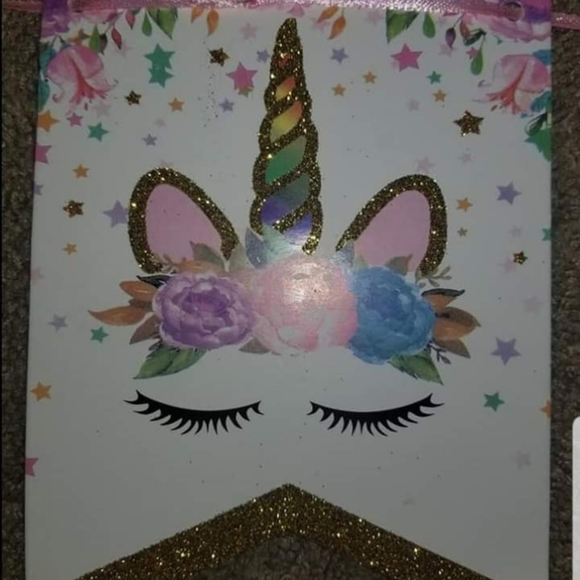 etsy Other - Unicorn Birthday Banner